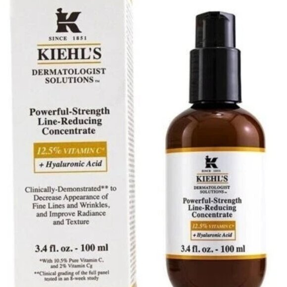 Kiehl’s Power Strength 12.5% Vitamin C Serum 3.4oz/100ml – Anti-Aging, New - Picture 3 of 4